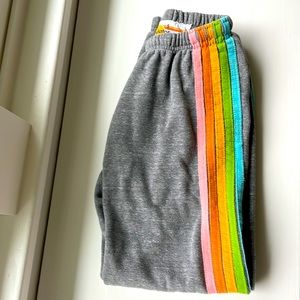 Aviator Nation Pastel Rainbow/Grey Sweatpants